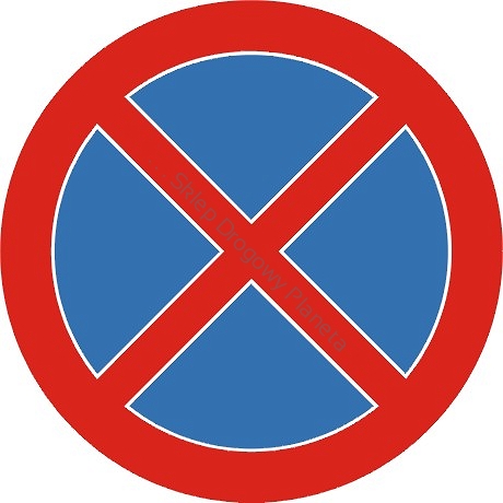 Znak - zakaz parkowania