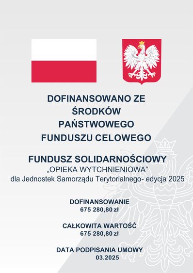 Plakat FUNDUSZ SOLIDARNOŚCIOWY OW 2025